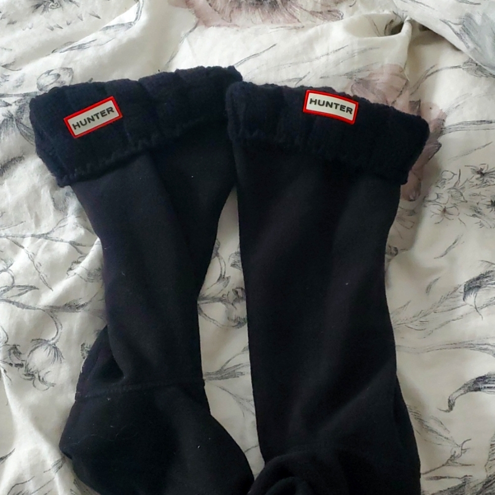 Like new black Hunter thermal socks